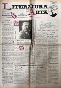 Literatura si Arta. Saptamanal al Uniunii Scriitorilor din Modova, nr. 46, 15 noiembrie 1990