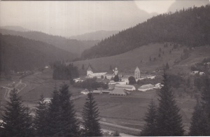 Manastirea Putna. Vedere Generala (scrisa 1933)