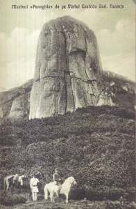 Masivul Panaghia de pe Varful Ceahlau. Judetul Neamtu (circulata 1928)