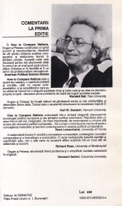 Mattei Dogan, Dominique Pelassy - Cum sa comparam natiunile. Sociologia politica comparativa - Img 2
