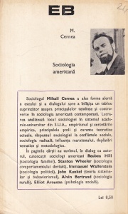 Mihail Cernea - Sociologia americana. Tendinte si controverse - Img 2
