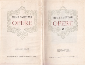 Mihail Sadoveanu - Opere, volumul 6. Privelisti dobrogene. Foi de toamna. Frunze-n furtuna. Umbre - Img 2