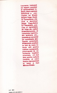 Mircea Eliade - Yoga. Nemurire si libertate (1993) - Img 2