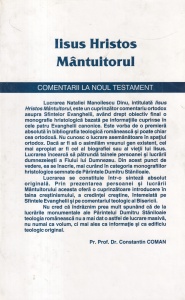 Natalia Manoilescu Dinu - Iisus Hristos Mantuitorul in lumina Sfintelor Evanghelii - Img 2