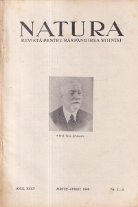 Natura. Revista pentru raspandirea stiintei, anul XXXV, nr. 3-4, martie-aprilie 1946