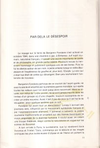 Non Lieu, nr. 2-3, 1978: Benjamin Fondane. Coordonator Michel Carassou - Benjamin Fondane (cu autograful si dedicatia lui Michel Carassou) - Img 3