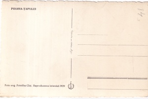 Poiana Tapului. Vedere generala (1939, necirculata) - Img 2