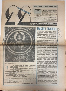 Revista 22, nr. 14, 20 aprilie 1990