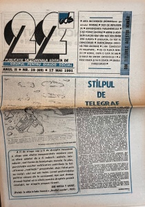 Revista 22, nr. 19, 17 mai 1991