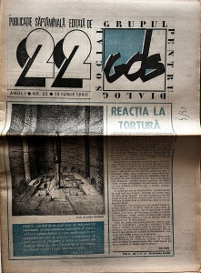 Revista 22, nr. 22, 15 iunie 1990