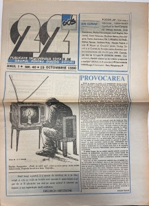 Revista 22, nr. 40, 19 octombrie 1990