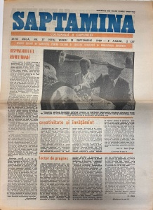 Saptamana, nr. 37, 15 septembrie 1989