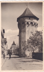 Sibiu de odinioara. Strada Harteneck-Gasse (necirculata)