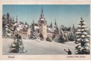 Sinaia. Castelul Peles (iarna) (necirculata)