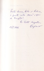 Stefan Cazimir - Alfabetul de tranzitie. Jurnal de tranzitie (cu autograful autorului)