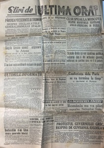 Stiri de Ultima Ora. Ziart ilustrat de informatiuni, anul III, no. 607, 30 septembrie 1946