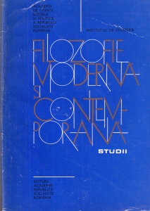Sub redactia lui Al. Posescu - Filozofie moderna si contemporana. Studii