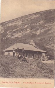 Suvenir de la Busteni. Casa de adapost de pe muntele Caraiman (circa 1910, necirculata)