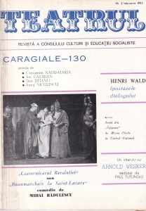 Teatrul, nr. 2, februarie 1982