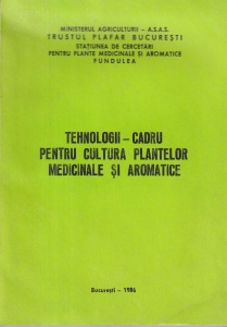 Tehnologii-cadru pentru cultura plantelor medicinale si aromatice
