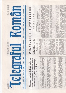 Telegraful roman, nr. 19-20, mai 1985. Foaie religioasa editata de Arhiepiscopia Ortodoxa Romana a Sibiului
