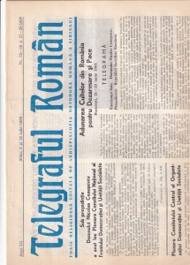 Telegraful roman, nr. 25-26 si 27-28, iulie 1984. Foaie religioasa editata de Arhiepiscopia Ortodoxa Romana a Sibiului
