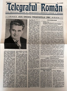 Telegraful roman, nr. 3-4/1989, 15 ianuarie 1989. Foaie religioasa editata de Arhiepiscopia Ortodoxa Romana a Sibiului
