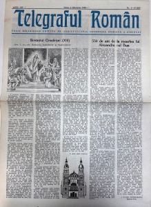 Telegraful roman, nr. 5-6, februarie 1982. Foaie religioasa editata de Arhiepiscopia Ortodoxa Romana a Sibiului