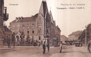 Temesvár Hunyady-út, ref. templom / Timisoara. Bulev. Carol I. (necirculata)