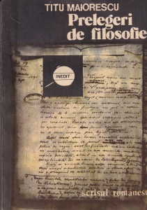 Titu Maiorescu - Prelegeri de filosofie