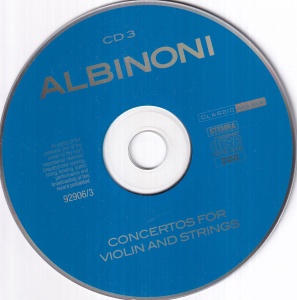 Tomaso Albinoni - Oboe Concertos Complete, Op. 7 and 9 (3 CD) - Img 5