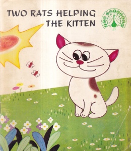 Two rats helping the kitten. Adapted by Xiao Ming