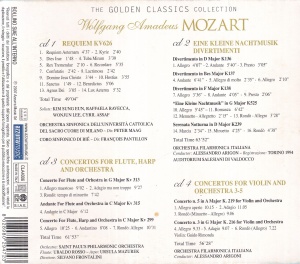 Wolfgang Amadeus Mozart - Eine kleine Nachtmusik Requiem Kv 626 Concertos 3-5. Vol. 6 (4 CD) - Img 2