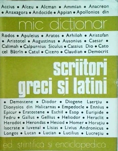 Adelina Piatkowski, N.I. Barbu - Scriitori greci si latini