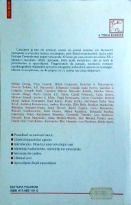 Adriana Babeti, Cornel Ungureanu (coordonatori) - Europa centrala. Memorie, paradis, apocalipsa - Img 2