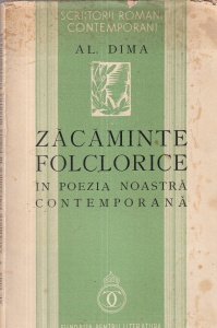 Al. Dima - Zacaminte folclorice in poezia noastra contemporana (1936)