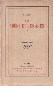 Alain - Les Idees et les ages (1927)