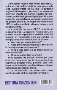 Alex Mihai Stoenescu - Interviuri dupa Revolutie. Marturii senzationale despre evenimentele din decembrie 1989 - Img 2