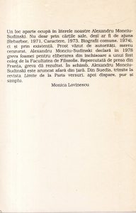 Alexandru Monciu-Sudinski - Caractere - Img 2