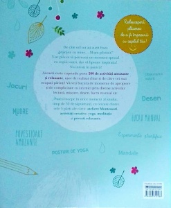 Ateliere Montessori si activitati relaxante cu copiii mei. 52 de saptamani creative pentru parinti si copii - Laetitia Ganglion Bigorda, Sophie de Mullenheim, Shobana R. Vinay - - Img 2