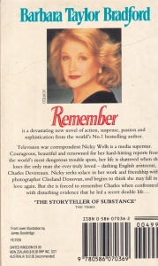 Barbara Taylor Bradford - Remember - Img 2
