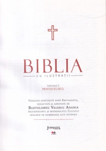 Biblia cu ilustratii, volumul 1: Pentateuhul. Versiune diortosita de Bartolomeu Anania - Img 2