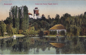 Bucuresti. Vedere din Parcul Regele Carol I. (circulata 1923)