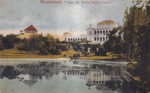 Bucuresti. Vedere din Parcul Regele Carol I (circulata 1938)