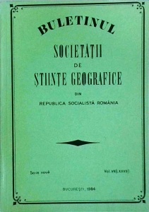 Buletinul Societatii de Stiinte Geografice din Republica Socialista Romania, volumul VII (LXXVII)