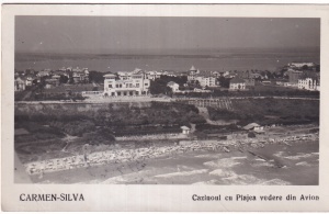 Carmen Sillva. Cazinoul cu Plajea vedere din Avion (circulata 1935)