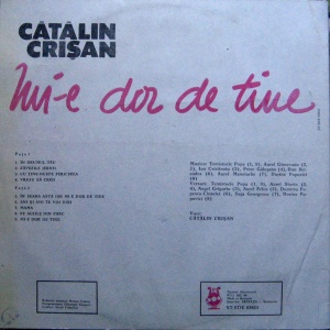 Catalin Crisan – Mi-e dor de tine - Img 2