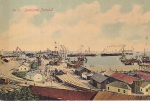 Constanta Interiorul portului (circulata 1908)