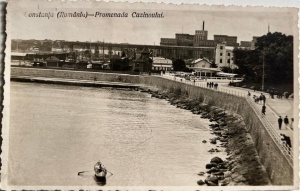 Constanta (Romania)-Promenada Cazinoului (circulata 1934)