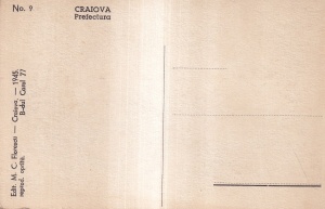 Craiova. Prefectura (1945, necirculata) - Img 2